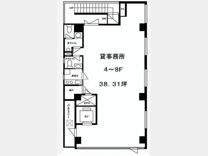 間取図　【赤坂ＦＳビル】