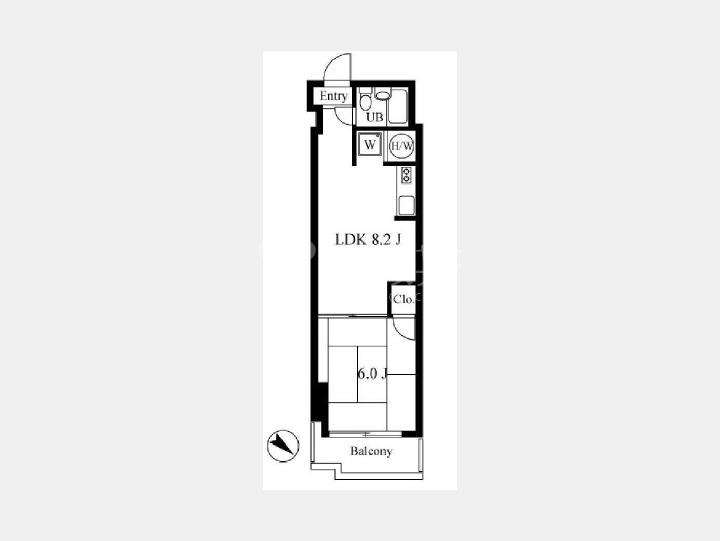 間取図　【ライオンズマンション西新宿】