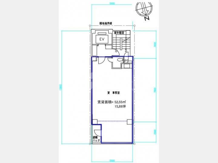 間取図　【ルート西新橋ビル】