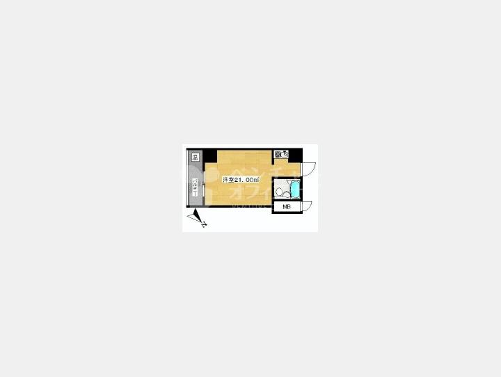 【フジタ新富マンション】間取り図