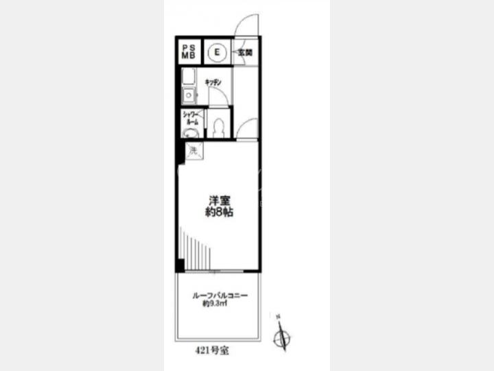 賃貸オフィス【DIKマンション 421号室】