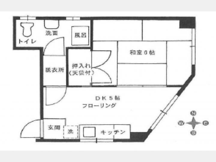 301平面図【田島ビル】