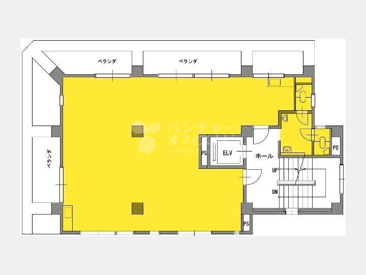 ４F間取り図【蔵町ビル】