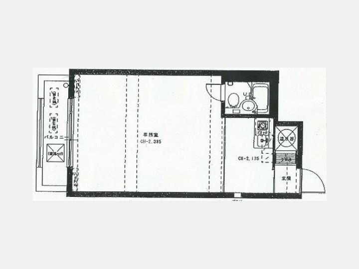 ６０７間取図　【ノア渋谷パートⅡ】