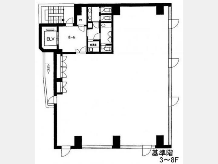 ３F間取り図【いちご恵比寿西ビル】