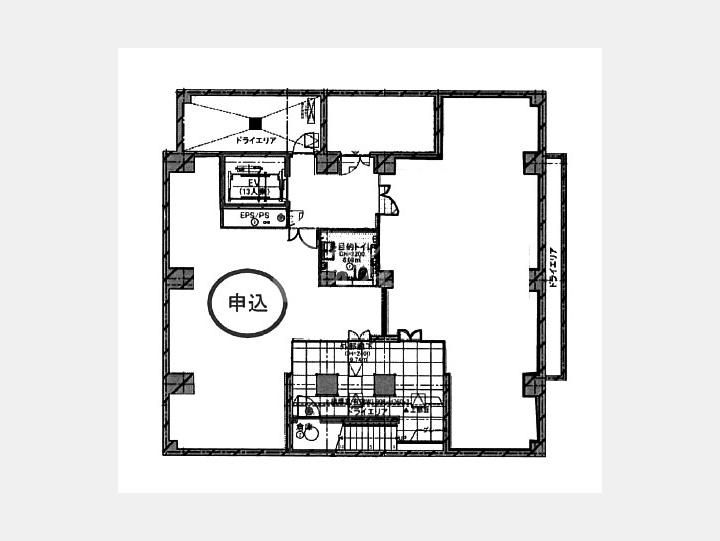 B１FB号室間取り図【仮称）ＬＡ　ＧＲＡＣＩＡ表参道】