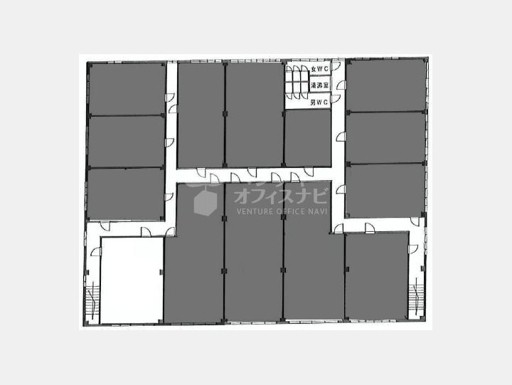 ２０６間取り図【松岡品川埠頭ビル】