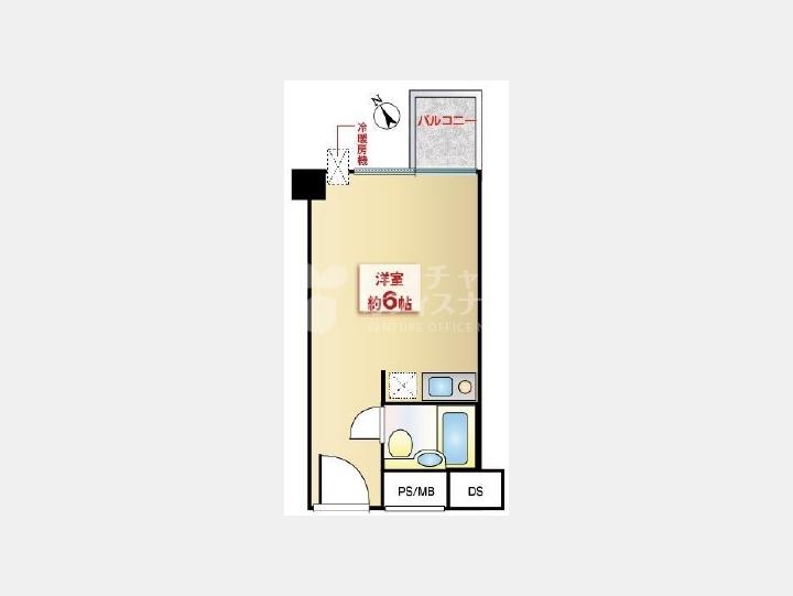 SOHOマンション間取り【ソフトタウン赤坂　609号室】