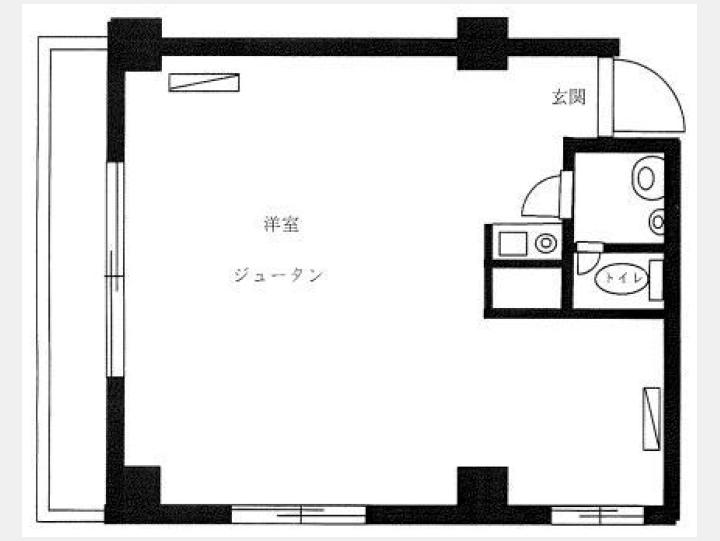 間取り図【シルバーマンション新宿】