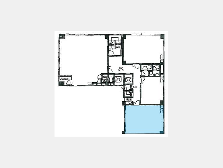６０４間取り図【大手町宝栄ビル】