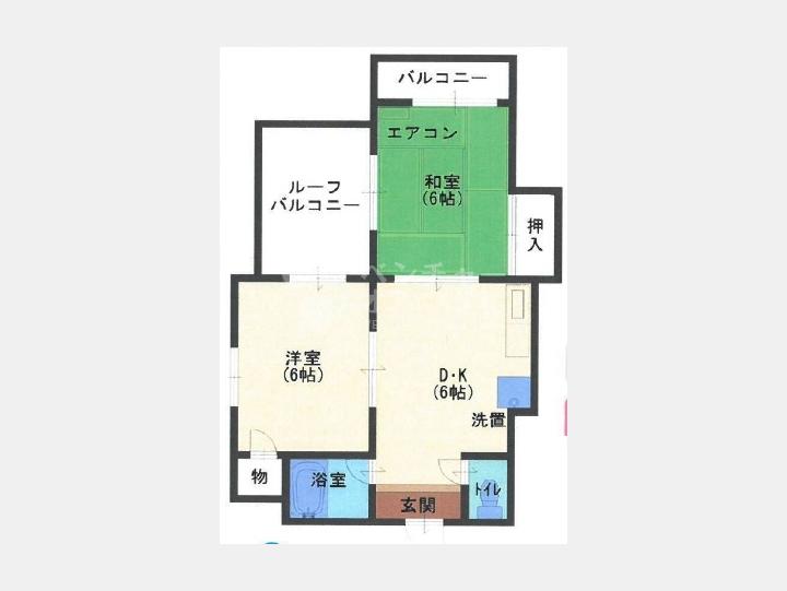間取図　【ニシキコーポ】