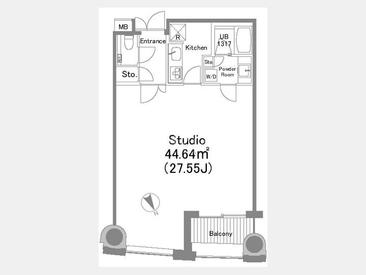 間取図　【安全ビルレジデンス（ANZEN　BUILDING　RESIDENCE）】