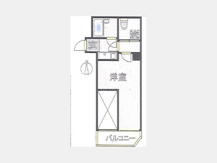 705間取図【後楽園キャステール】