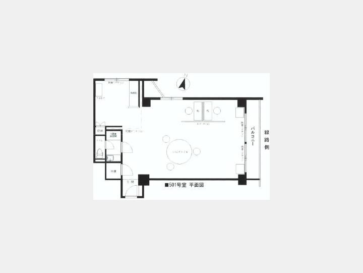 間取図　【ドルミ代々木】