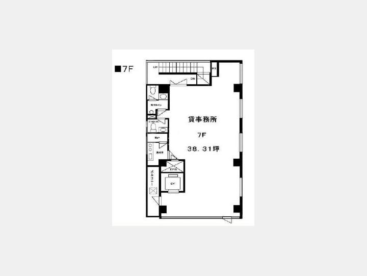 ７F間取り図【赤坂ＦＳビル】