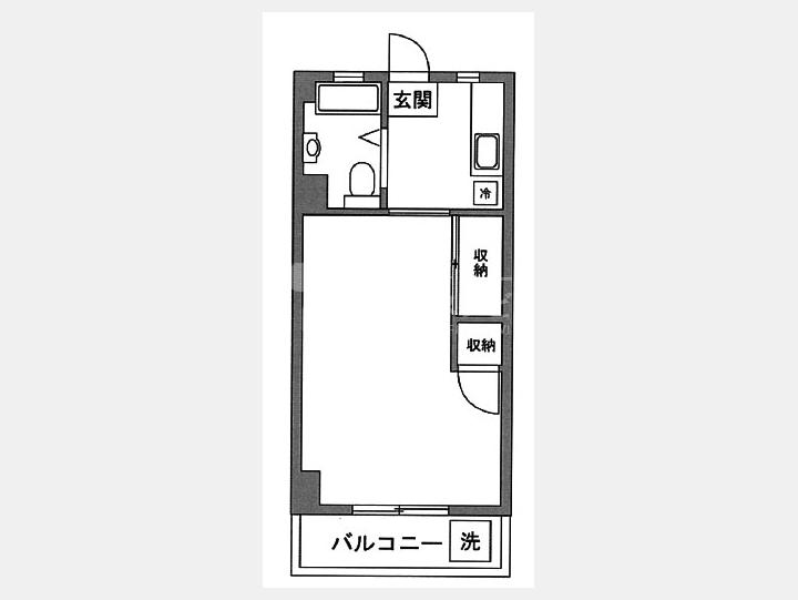 303間取り図【桧山第一ビル】
