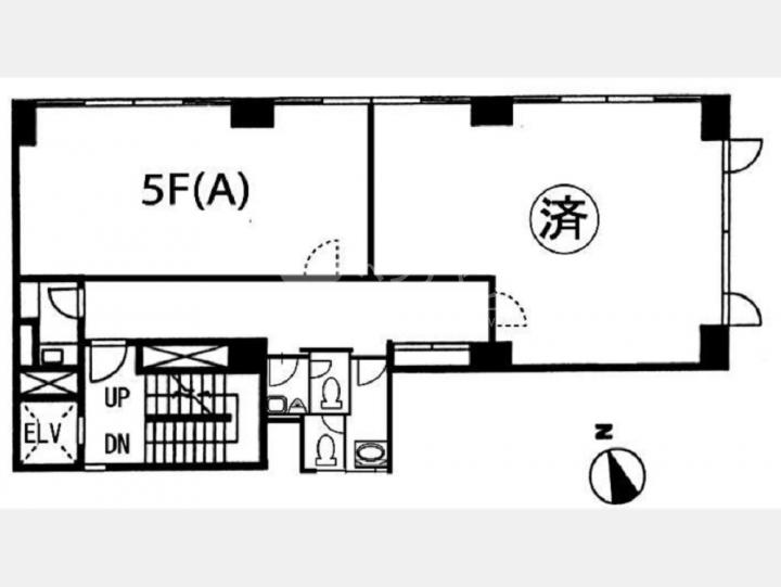 賃貸オフィス【富田屋ビル　5階A室】