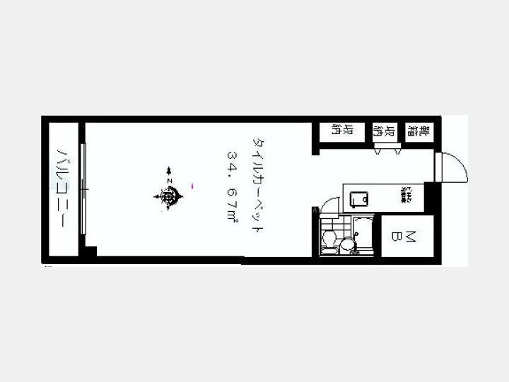 間取図　【ハイネスロフティ】