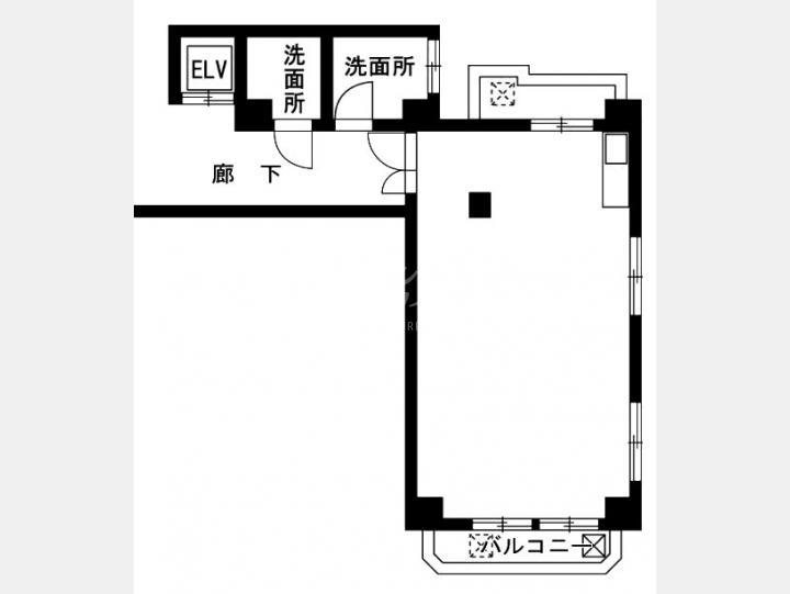 ２０３間取り図【代々木伊藤ローヤルコーポ】