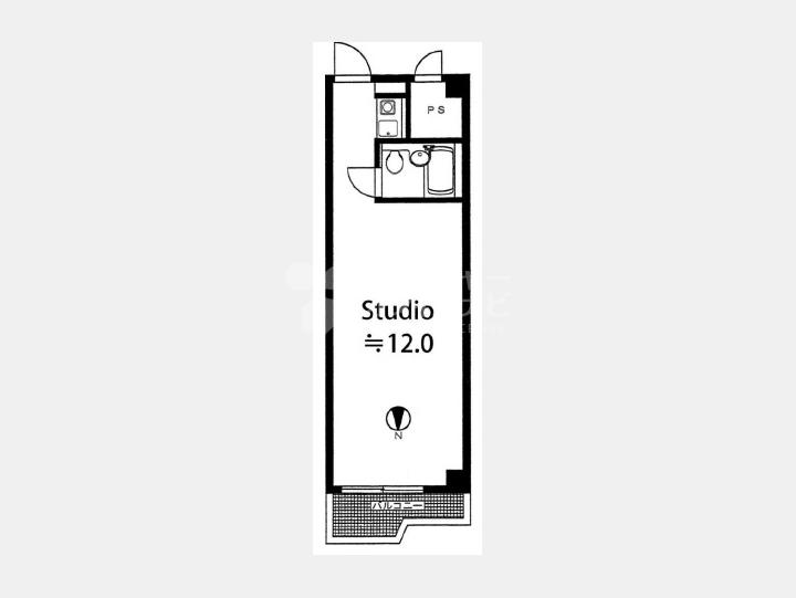 間取図　ＳＯＨＯマンション　【ウィン青山　８２５号室】