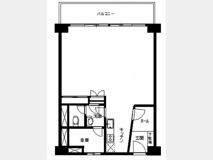７０９間取り図【原宿アパートメンツ】