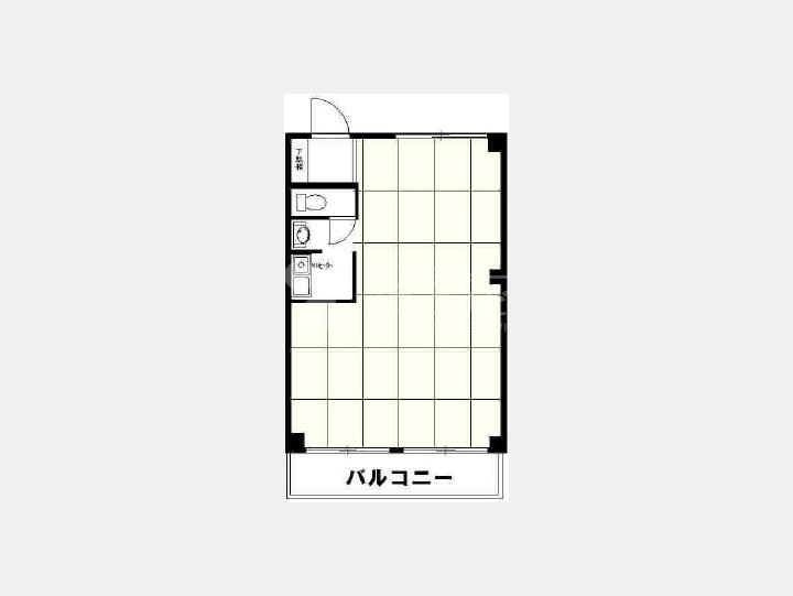 間取図　【外苑コーポ】