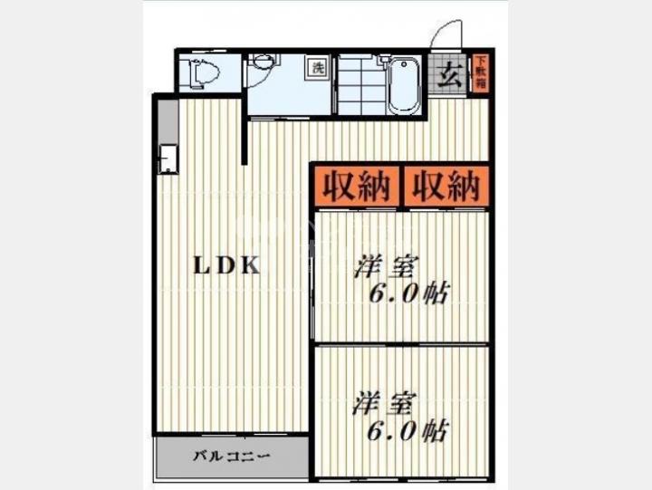 間取り図【升本マンション】