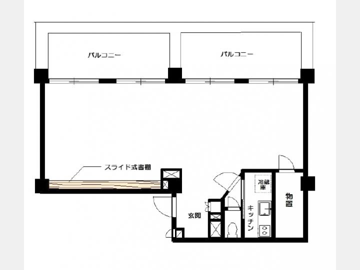 ５０１間取り図【チサンマンション原宿】