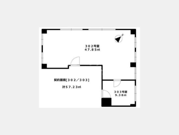 間取図　【中富水産本社ビル】