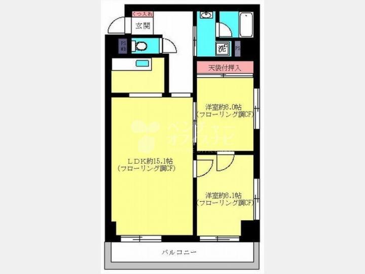 間取り図【西新宿ダイヤモンドパレス】