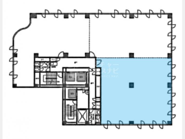６C間取り図【アーバン新橋ビル】
