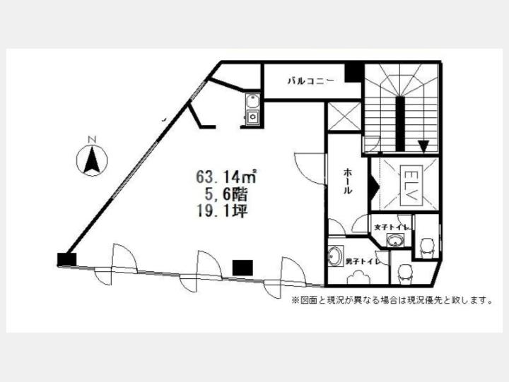 間取図　【新見附ビル】