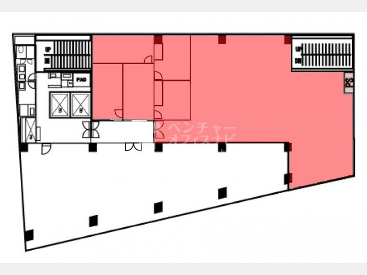８F間取り図【アパ赤坂中央ビル】