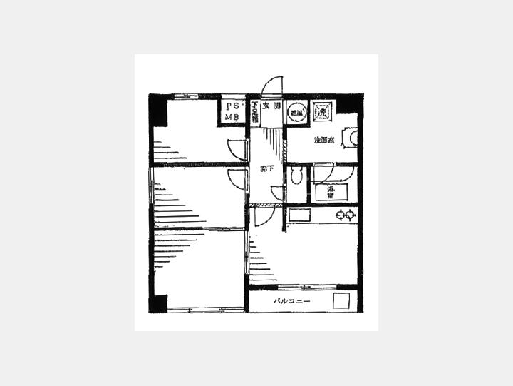 ４０３間取り図【コープ野村六本木２】 