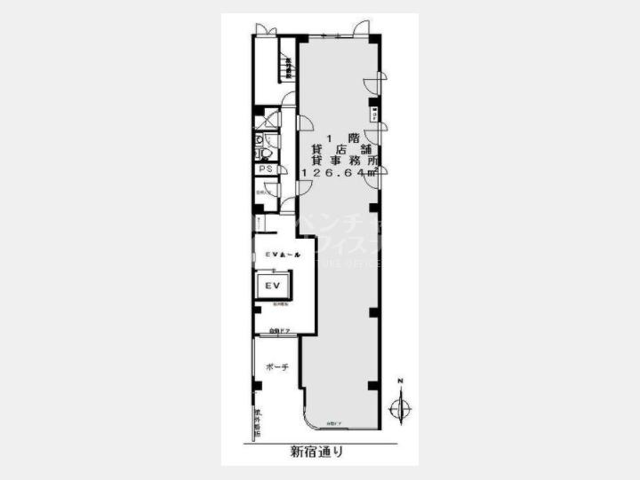 間取り図【新宿一丁目ビル】