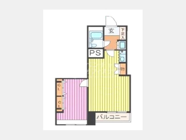 ９０３間取り図【クレール芝】