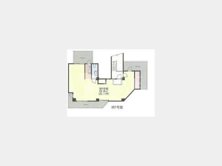 間取図　【バルビゾン８番館】