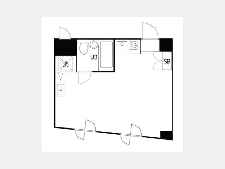 ５０３間取り図【シルク恵比寿】 