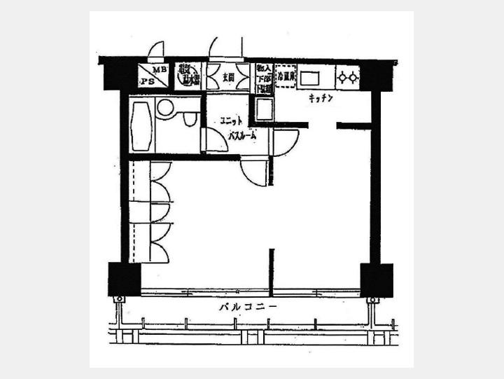 605間取り図【ノア芝大門】