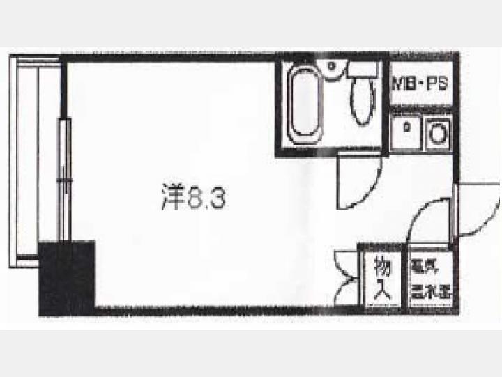 801【ハイツ神田岩本町】間取り図