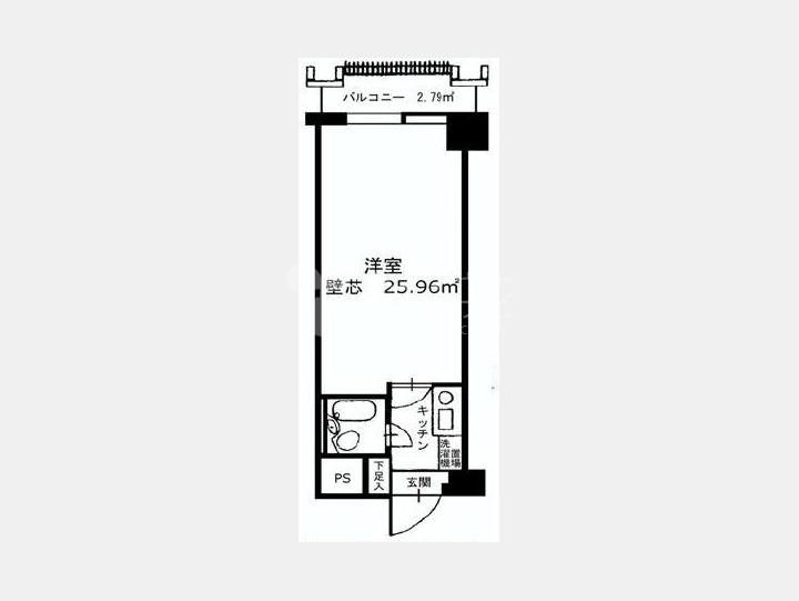 間取図 【赤坂ナショナルコート】