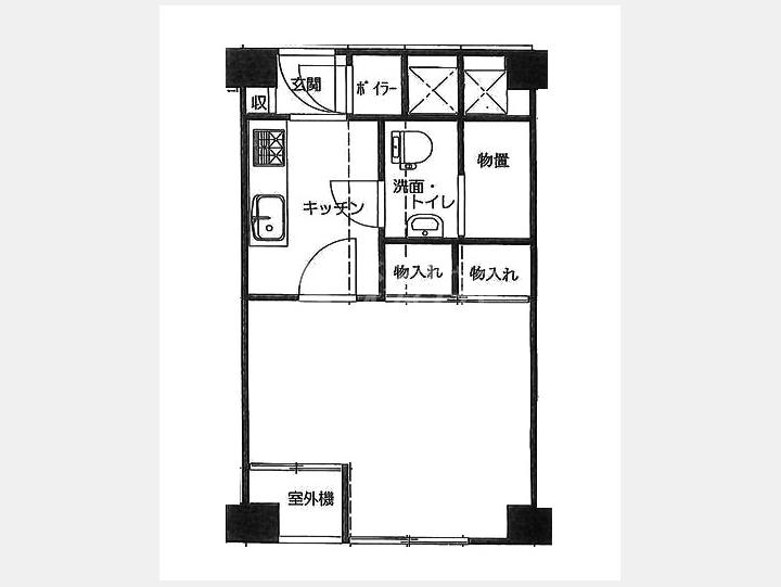 ３０３間取り図【高輪グランドハイツ】