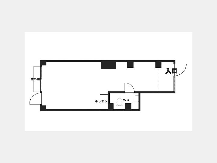 1F間取り図【飯田ビル】